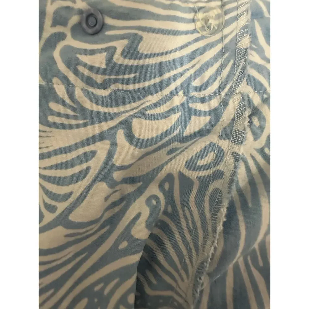 Patagonia Womens Button Out Boardie Island Mini Wrap Skirt Size 8 Blue - Picture 7 of 7
